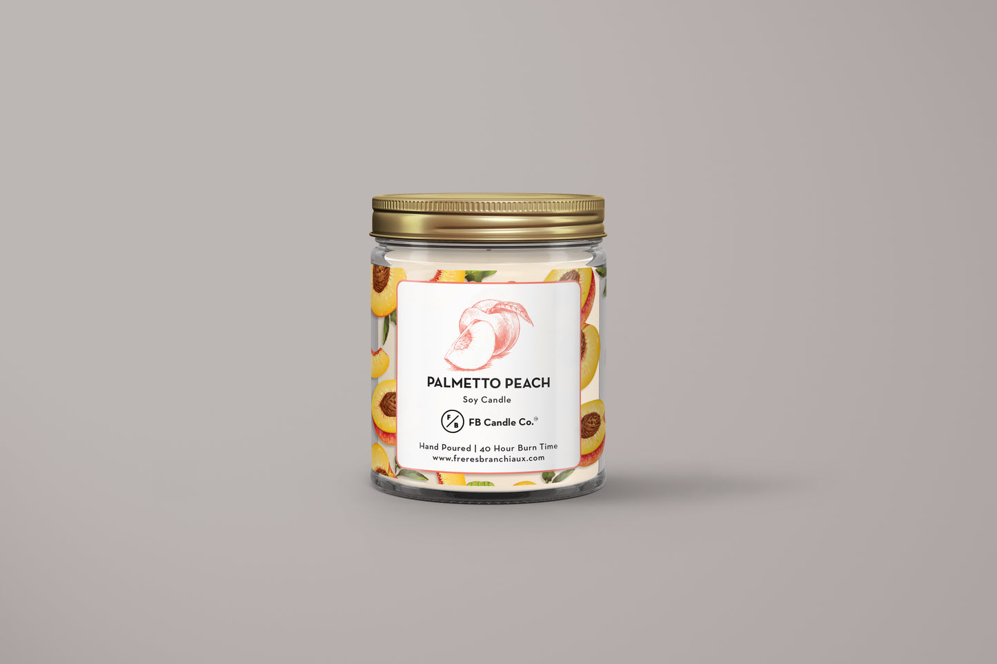 Palmetto Peach Candle