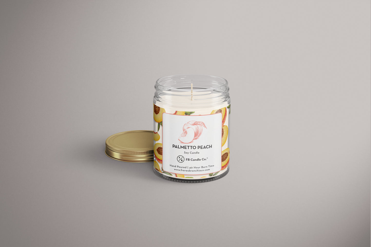 Palmetto Peach Candle